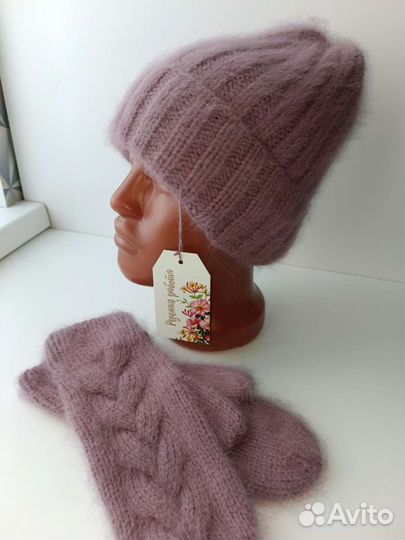 Шапка из пуха норки