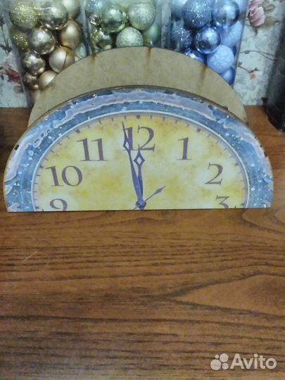 Кашпо для новогодних композиций, эксклюзив,дерево