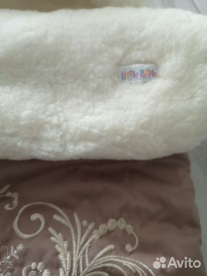 Зимний конверт на выписку