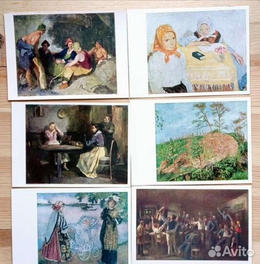 Венгерская живопись на Советских открытках, 19шт