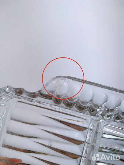 Менажница хрустальная Bohemia glass винтаж