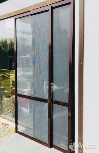 Москитная сетка Плиссе. Москитные сети