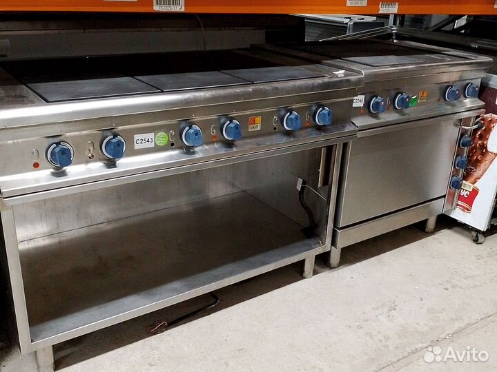 Плита 6 конфорок