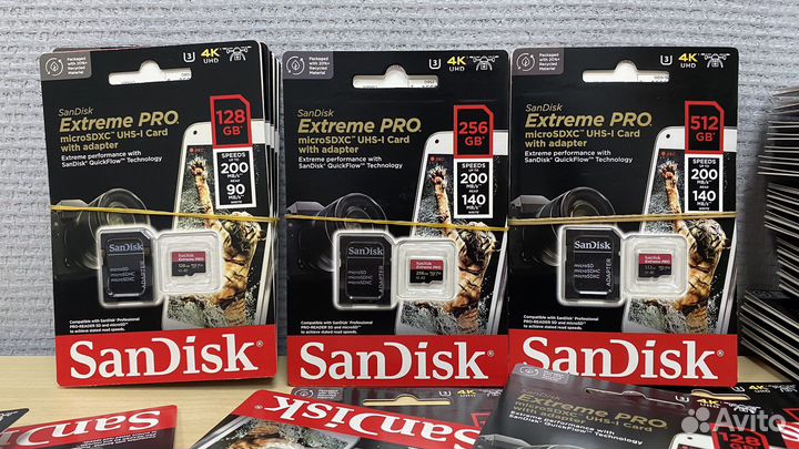 Sandisk Extreme PRO 128 speeds 200/90