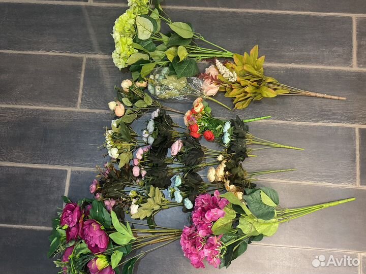 Искусственные цветы для декора