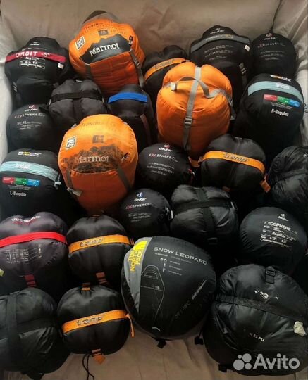 Спальные мешки Rock Empire, Deuter, TNF