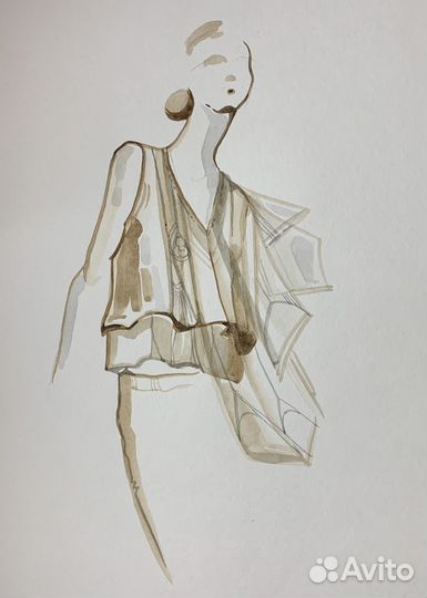 Репетитор по рисованию, fashion иллюстрации