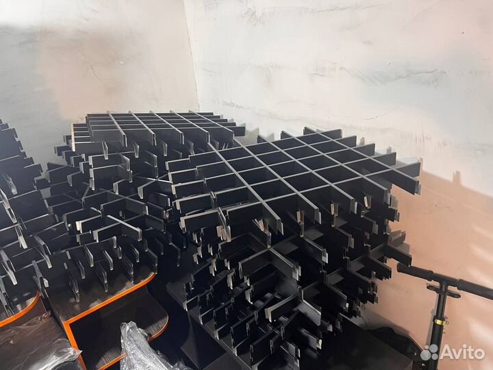 Подвесной потолок грильято б/у