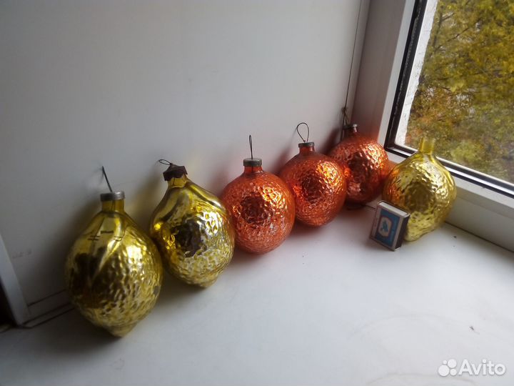 Ёлочные игрушки СССР кремлёвские и крупные