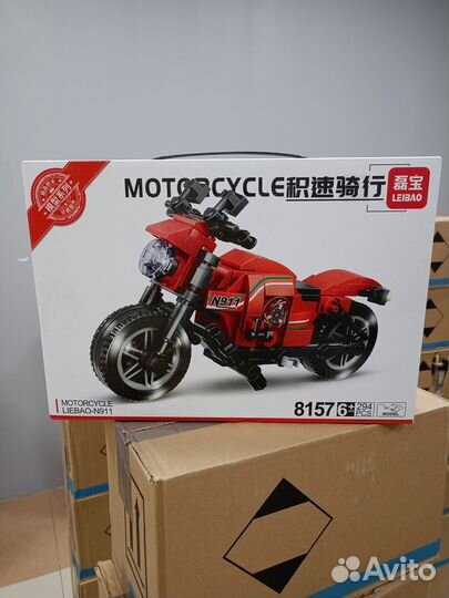 Конструктор Аналог Лего Мотоцикл