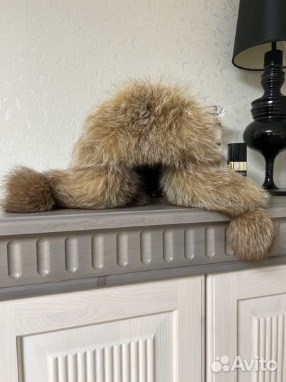 Шапка ушанка натуральный мех женская