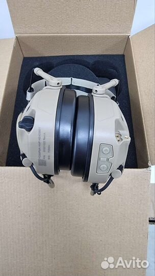 FCS-tactical AMP тактическая связь, актив наушники