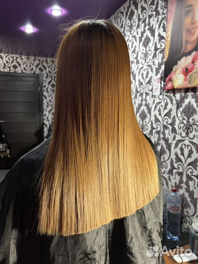 Кератиновое выпрямление