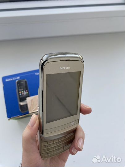 Телефон раздвижной Nokia C2-06 нерабочий