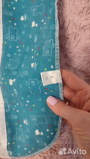 Пеленка кокон тёплый 56 размер