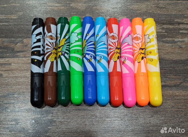 Маркеры, 10 цветов