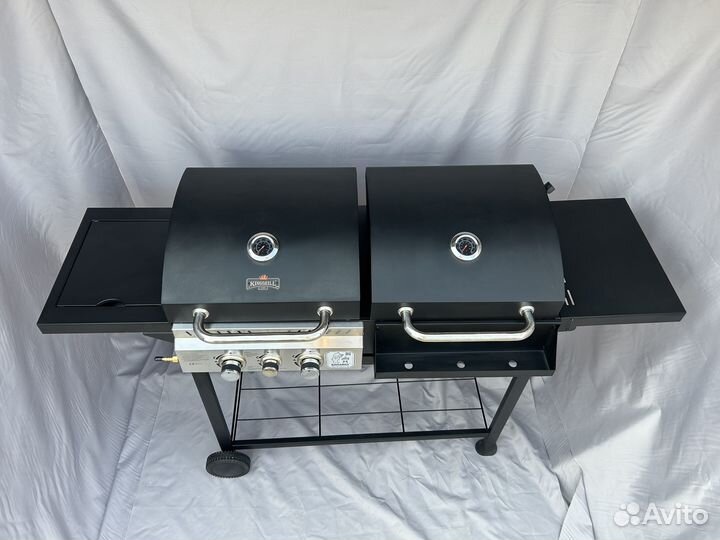 Газовый гриль + мангал 2 в 1 