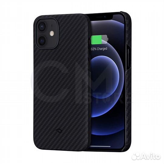 Pitaka MagEZ Case Apple iPhone 12 Mini чёрно-серый