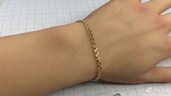 Золотой браслет 17