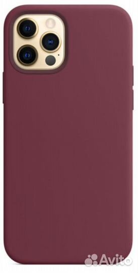 Чехол Orig Silicone Case для iPhone 11, бордовый