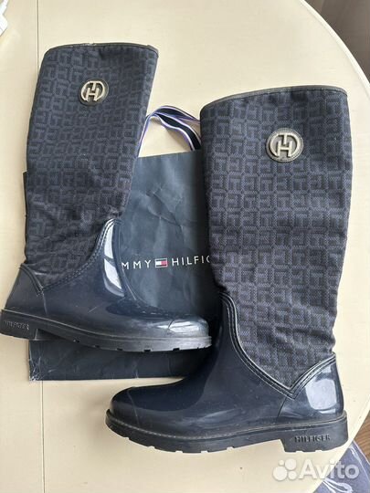 Резиновые сапоги tommy hilfiger 39