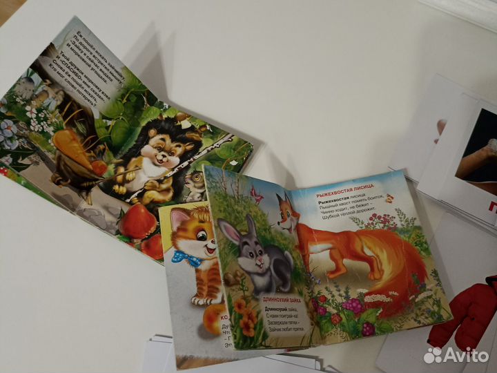 Развивающие карточки, книжки для детей