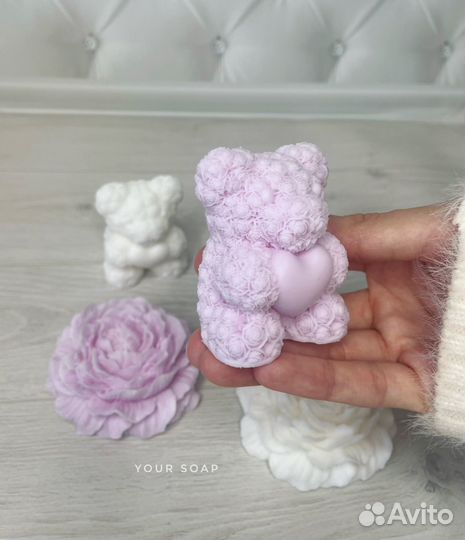 Мыло ручной работы Подарочные наборы Мишки из мыла
