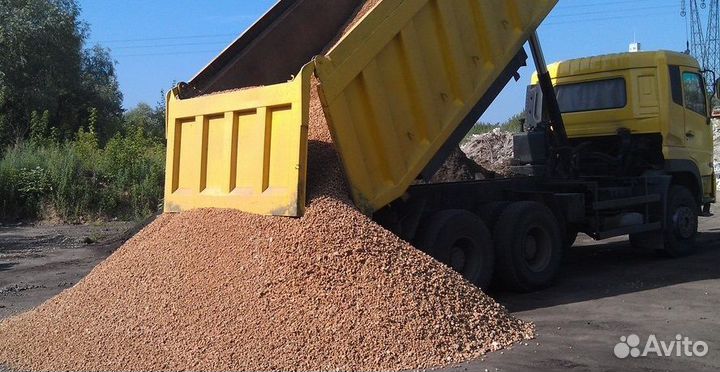 Щебень гравийный фракция 5-20