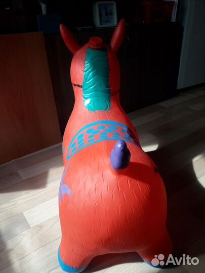 Игрушка попрыгун Конёк-горбунок красный