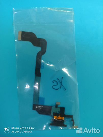 Шлей нижний с разъемом для зарядки iPhone XS