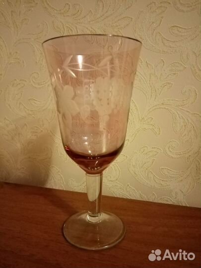 Фужеры бокалы цветное стекло СССР