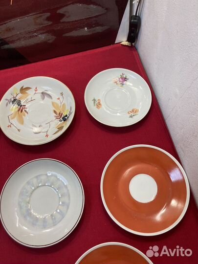 Блюдца Фарфор Лотом