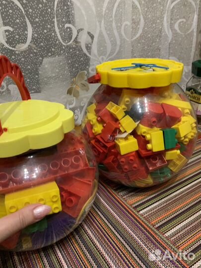 Конструктор блочный 2 банки