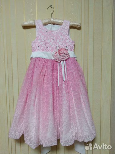 Нарядное платье для девочки 122 128