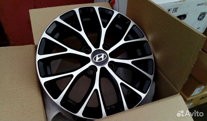 Диски R15 на Hyundai Solaris 4x100 D54.1