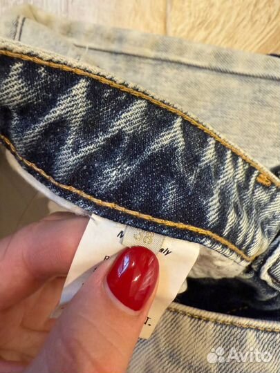 Джинсы широкие,бренд 