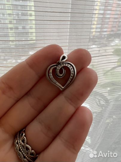 Кулон серебро