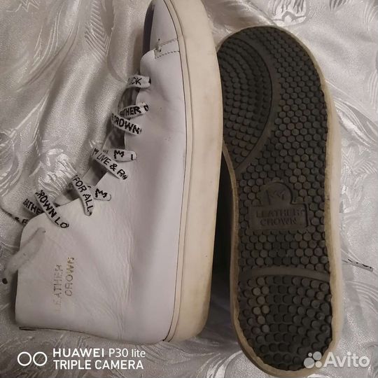 Кроссовки 39-40 кожа