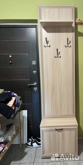 Вешалка с обувницей в прихожую