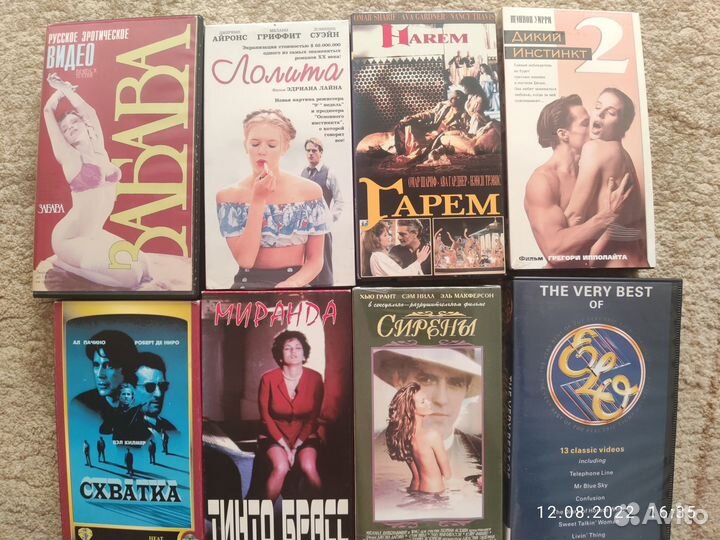 Видео кассеты с записью. Лицензия