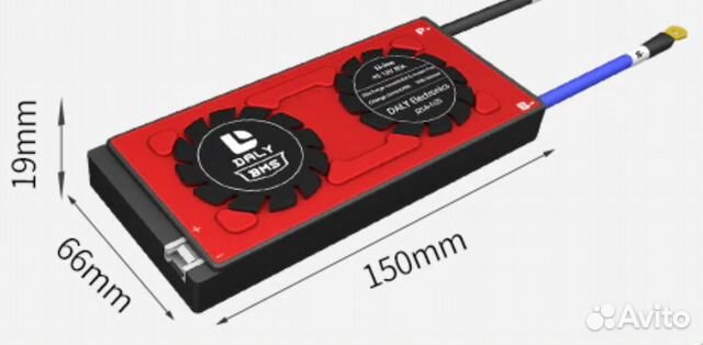 Плата контроля BMS Li-ion 4S 12V 100A