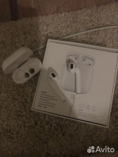 Беспроводные наушники apple airpods 2