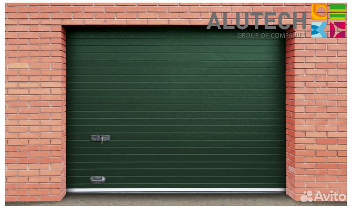 Гаражные ворота alutech