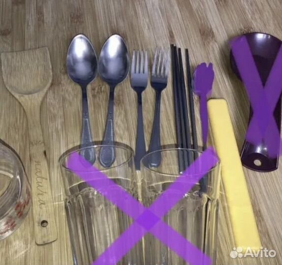 Кухонная утварь тарелки кухонные приборы