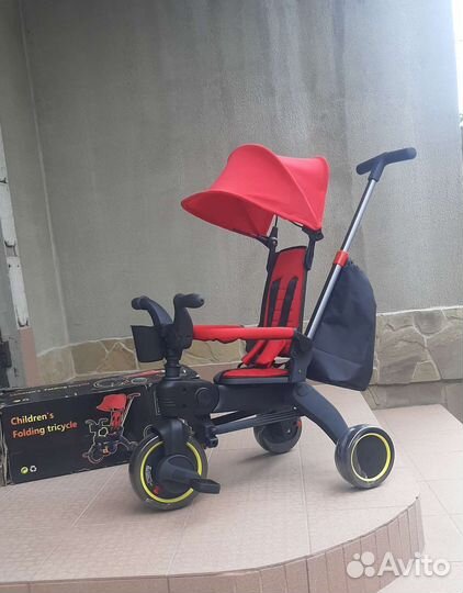 Велосипед трехколесный складной (read )