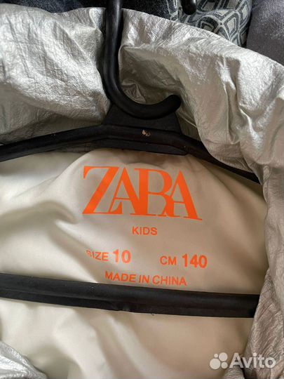 Куртка zara для девочки, 140 рост