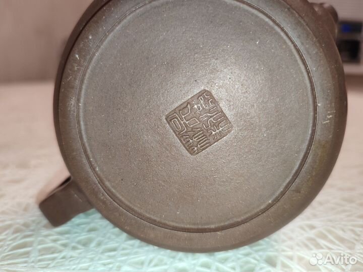 Глиняный чайный сервиз. Заварочный чайник