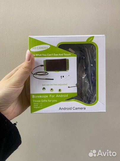 Эндоскоп 5м (гибкая камера) Borescope for android