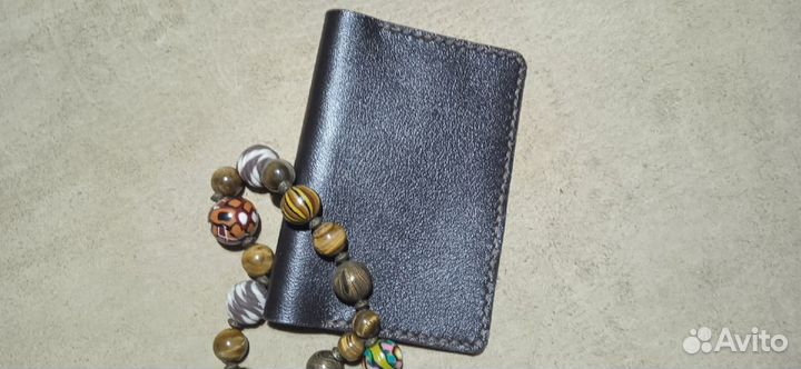 Обложка для документов натуральная кожа