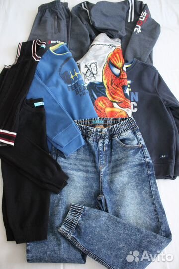 Вещи подростку 146-152 джинсы толстовки спкостюм